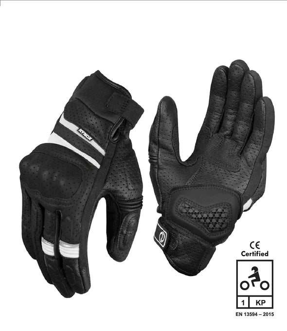 RYNOX AIR GT SP GLOVES Black White
