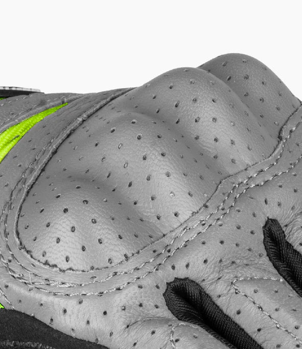 RYNOX AIR GT SP GLOVES GREY HI-VIZ GREEN