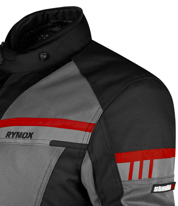 RYNOX STEALTH AIR PRO JACKET BLACK RED
