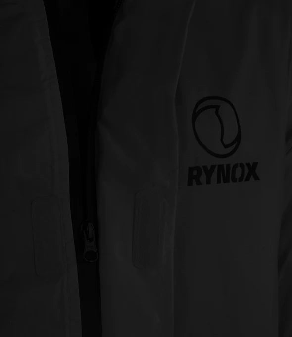H2GO Pro 3 Black Rain Jacket - Rynox
