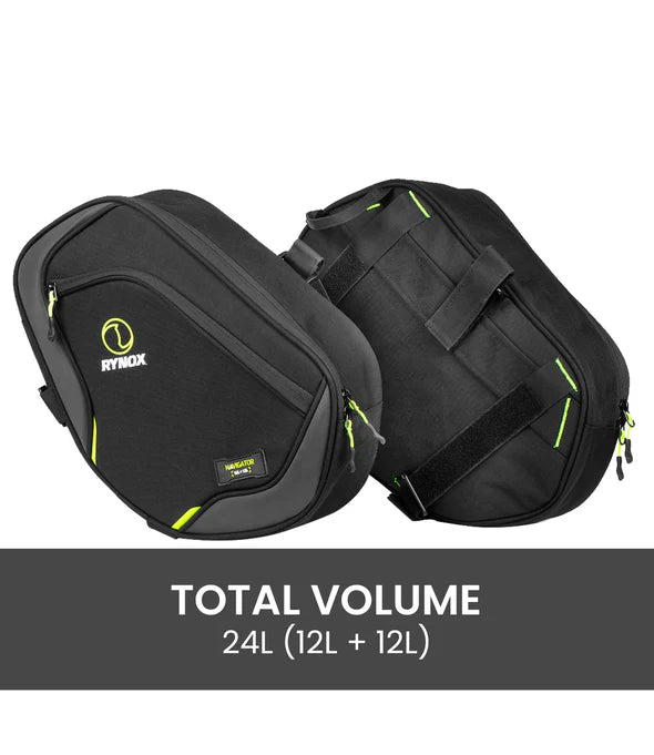 RYNOX NAVIGATOR FRAME BAGS 24L STORMPROOF - FOR ROYAL ENFIELD HIMALAYAN 450