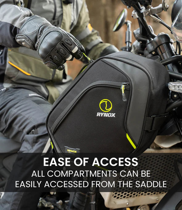 RYNOX NAVIGATOR FRAME BAGS 24L STORMPROOF - FOR ROYAL ENFIELD HIMALAYAN 450