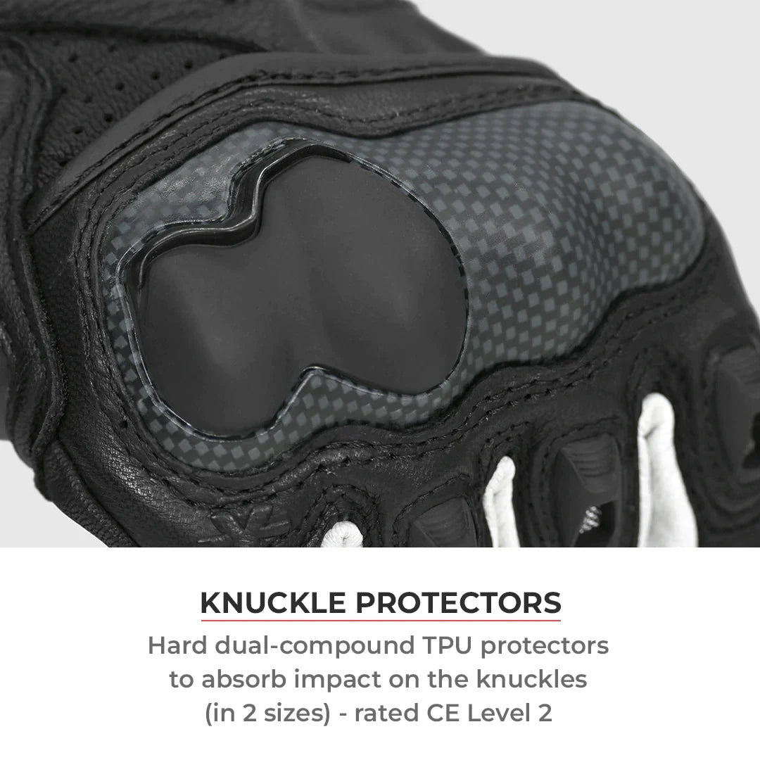 VIATERRA SHIFTER – SHORT MOTORCYCLE RIDING GLOVES RED