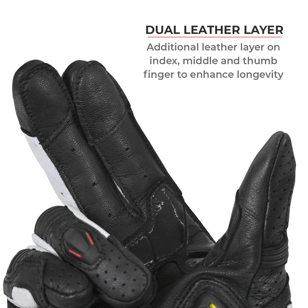 VIATERRA SHIFTER – SHORT MOTORCYCLE RIDING GLOVES RED