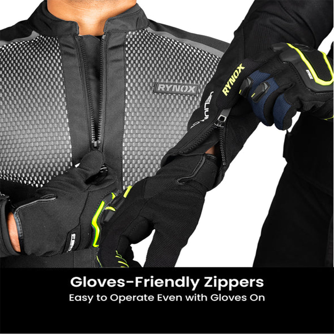 RYNOX HELIUM GT 3 JACKET BLACK GREY