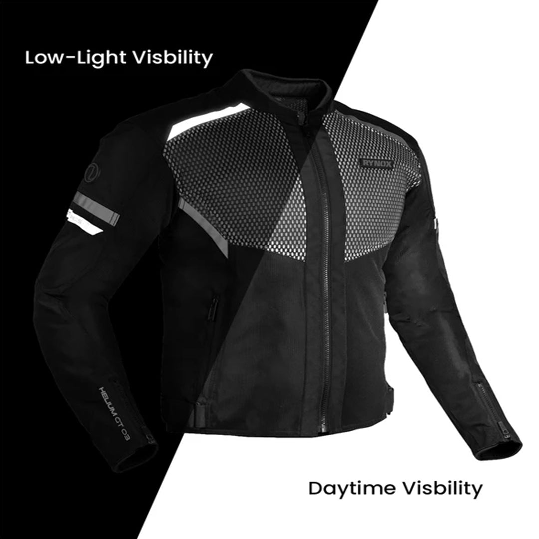 RYNOX HELIUM GT 3 JACKET BLACK GREY