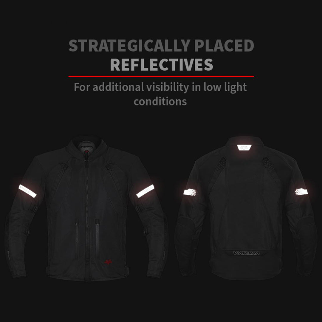 Viaterra - Spencer - Street Mesh Riding Jacket Sas-Tec Fluro Green