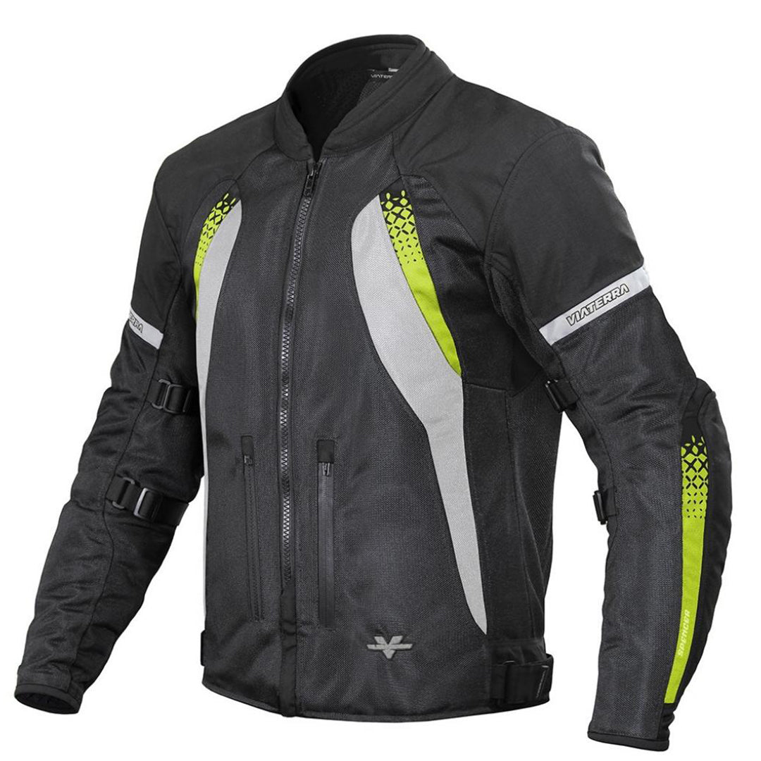 Viaterra - Spencer - Street Mesh Riding Jacket Sas-Tec Fluro Green