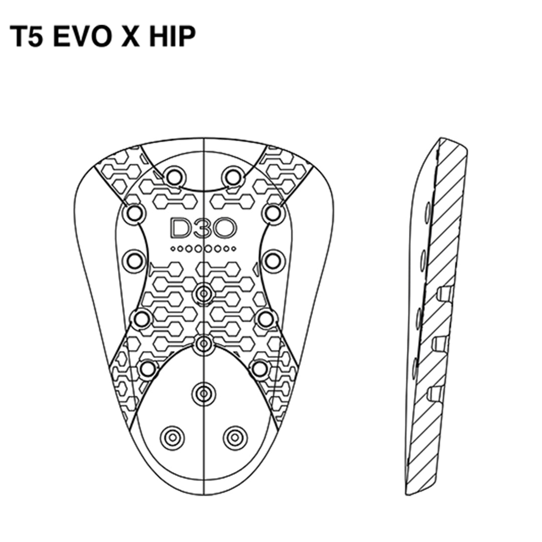 D3O T-5 Evo Pro X Hip Armor