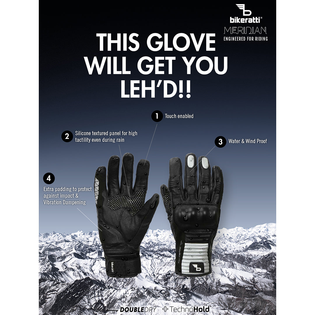 Bikeratti Meridian Gloves - Black