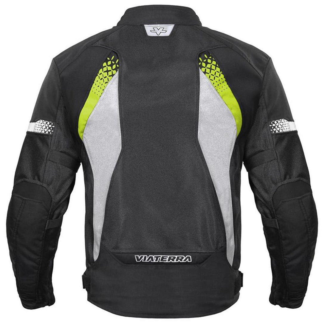 Viaterra - Spencer - Street Mesh Riding Jacket Sas-Tec Fluro Green