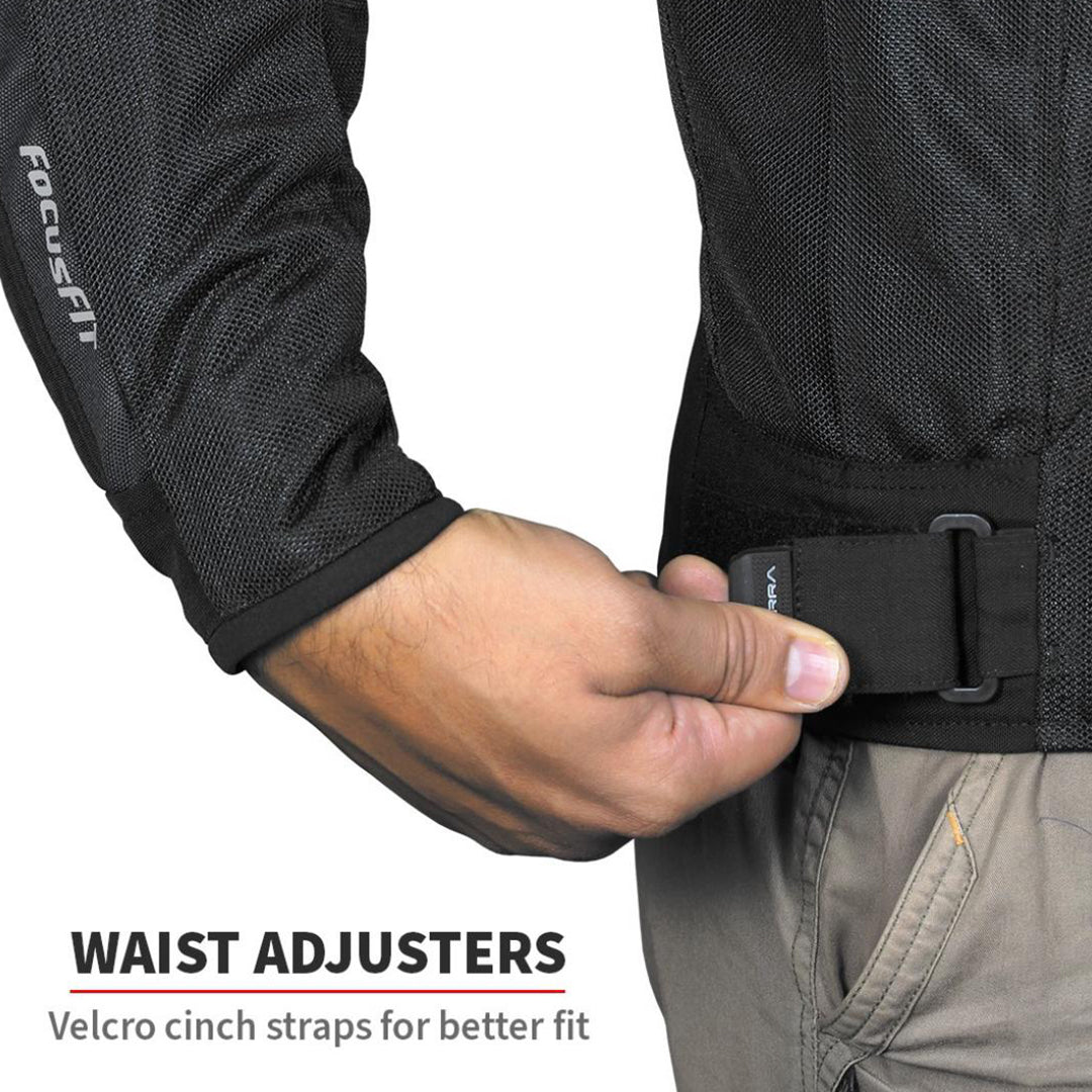 Viaterra - Spencer - Street Mesh Riding Jacket Sas-Tec Fluro Green