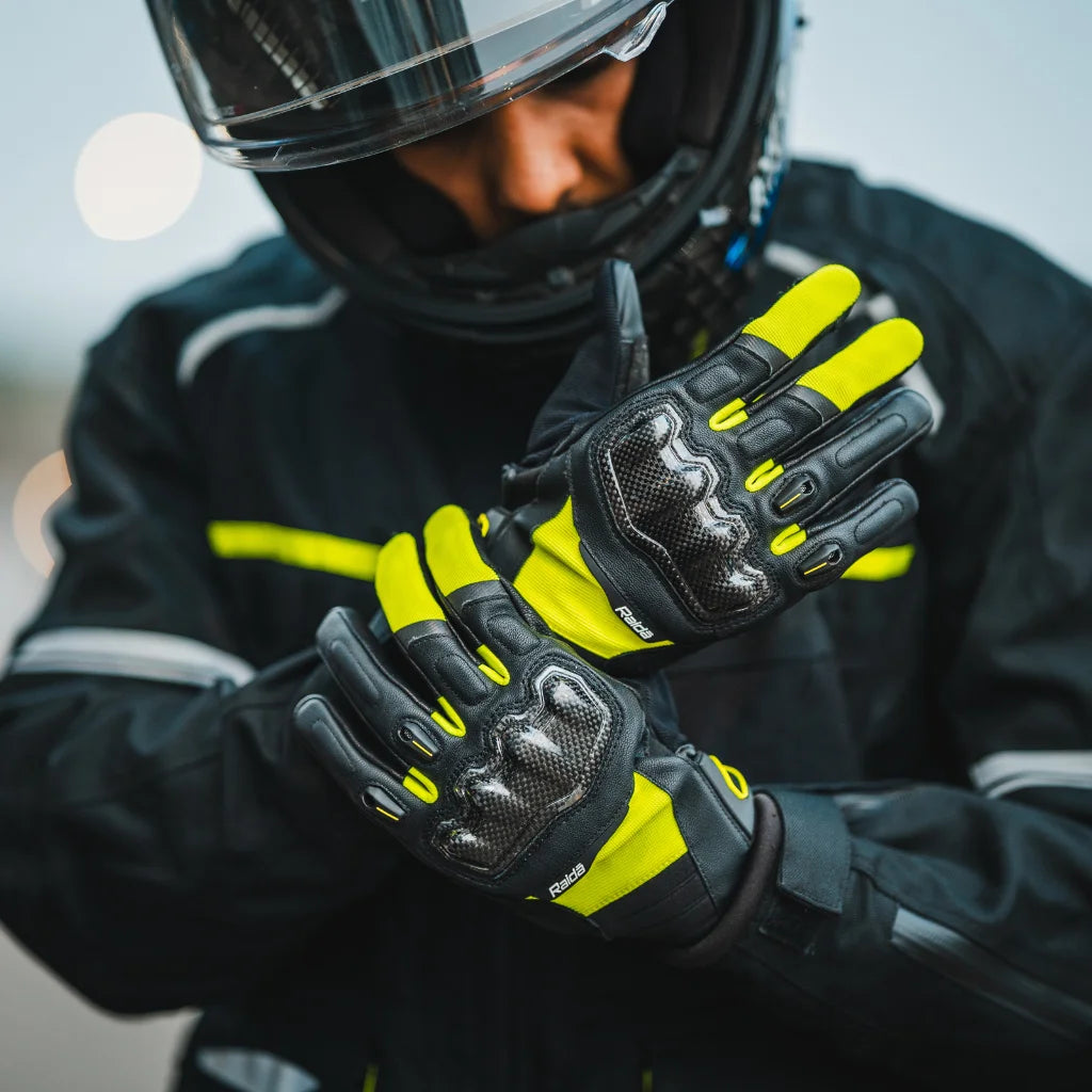 Raida Carbonite Gloves Hi-Viz