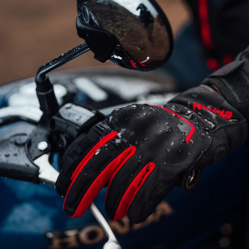 Raida AqDry Waterproof Gloves Red