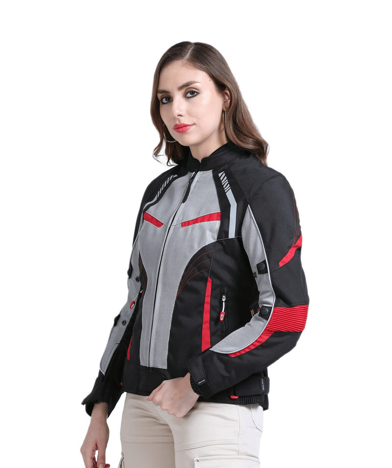 SOLACE ASMI LADIES JACKET V3.0 (Black and Red)