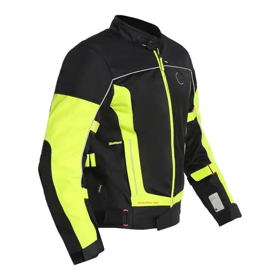 EXPLORER V4 PRO RIDING JACKET - NEON GREEN