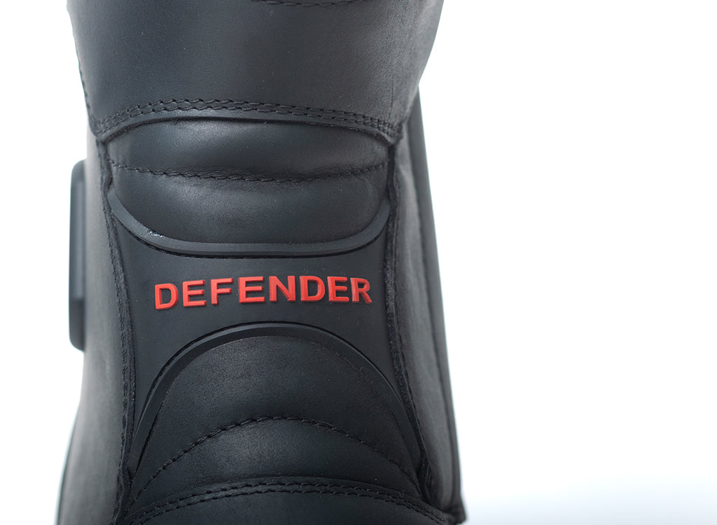 GADSYLL DEFENDER - Black Motorcycle Riding Boots