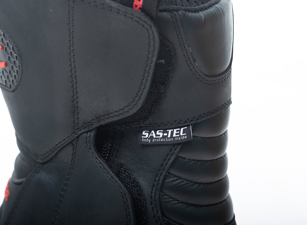 GADSYLL DEFENDER - Black Motorcycle Riding Boots