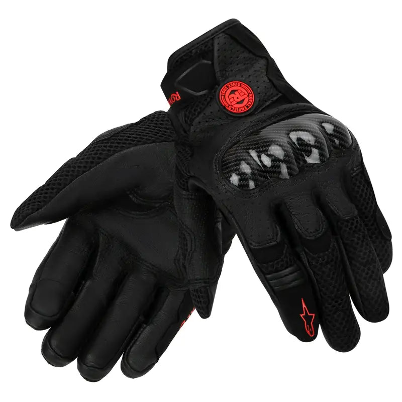 ROYAL ENFIELD SMX-1 V2 AIR SUMMER GLOVES - Black