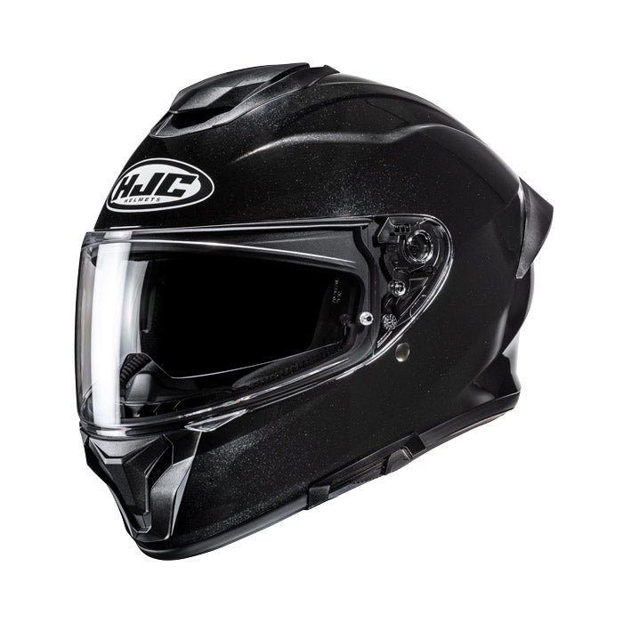 HJC C71 C7X SOLID METAL BLACK HELMET