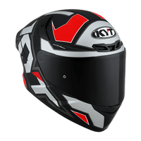 KYT TT-Course Electron Matt Black/Red