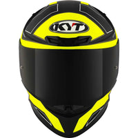 KYT TT-Revo Electron Matt Black Yellow