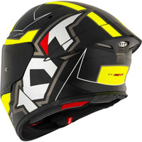 KYT TT-Revo Electron Matt Black Yellow