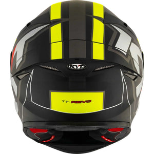 KYT TT-Revo Electron Matt Black Yellow