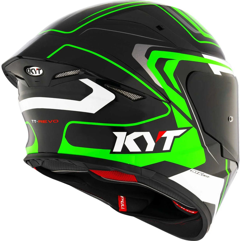 KYT TT-Revo Overtech Black Green