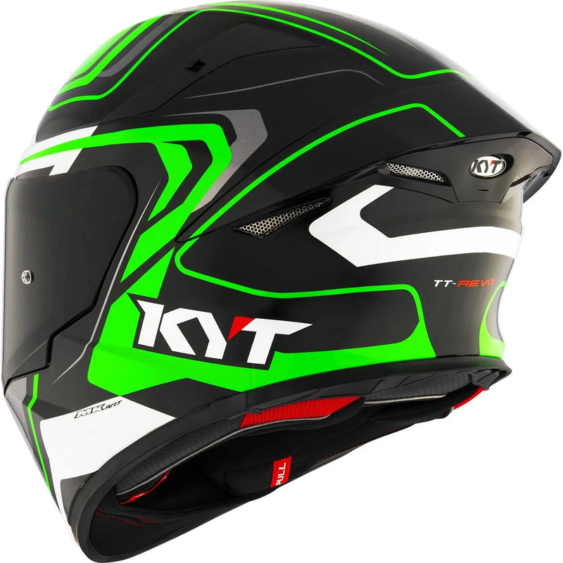 KYT TT-Revo Overtech Black Green