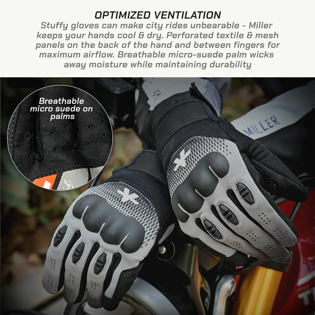 Viaterra Miller Gloves - Gray