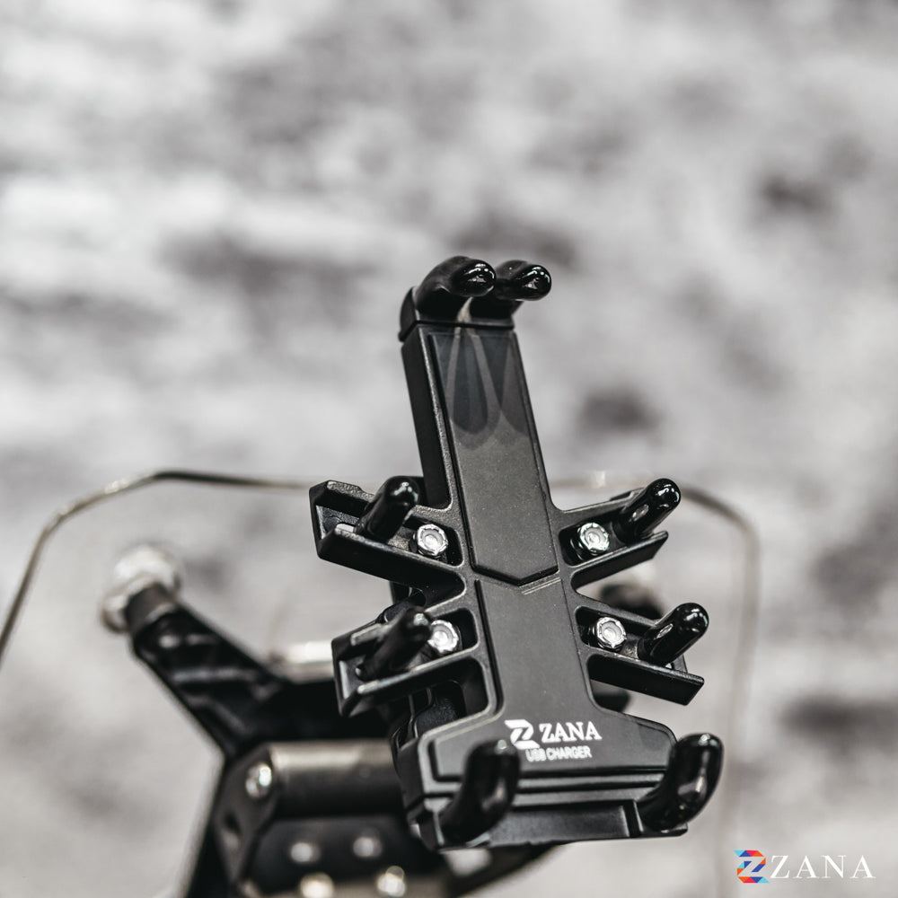 Zana Universal Mobile Holder with USB Charger REX