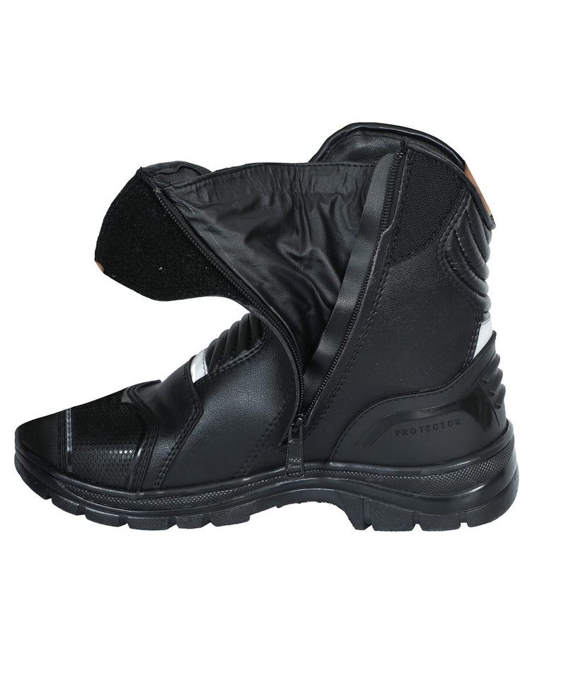 Solace Scout Motorcycle Boots Black