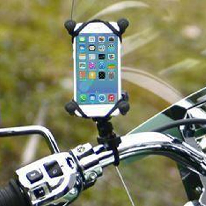 RAM Handlebar Rail Mount with X-Grip™ Phone Holder