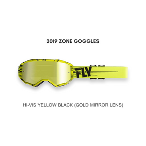 Fly Racing - Zone MX Dirt Goggles - Hi-Viz Yellow
