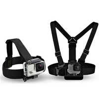 2 in 1 Chest Strap mount + Head Strap mount