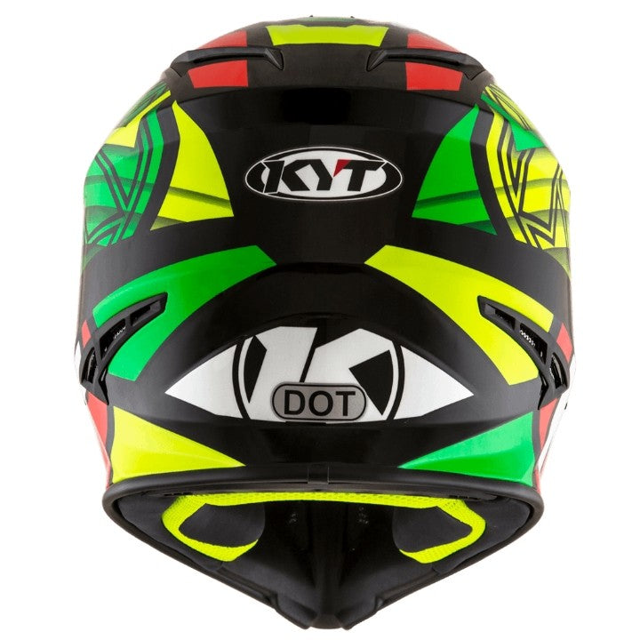 KYT Jumpshot #1 Black/Green Fluro