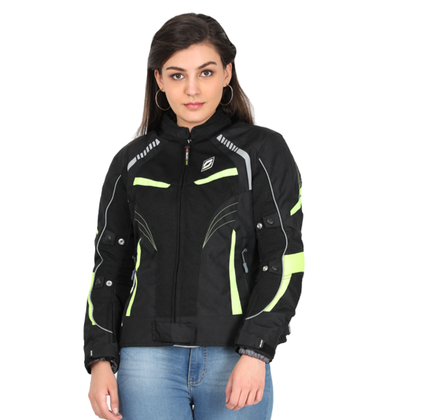 SOLACE ASMI LADIES JACKET V3.0 (Black and Neon)