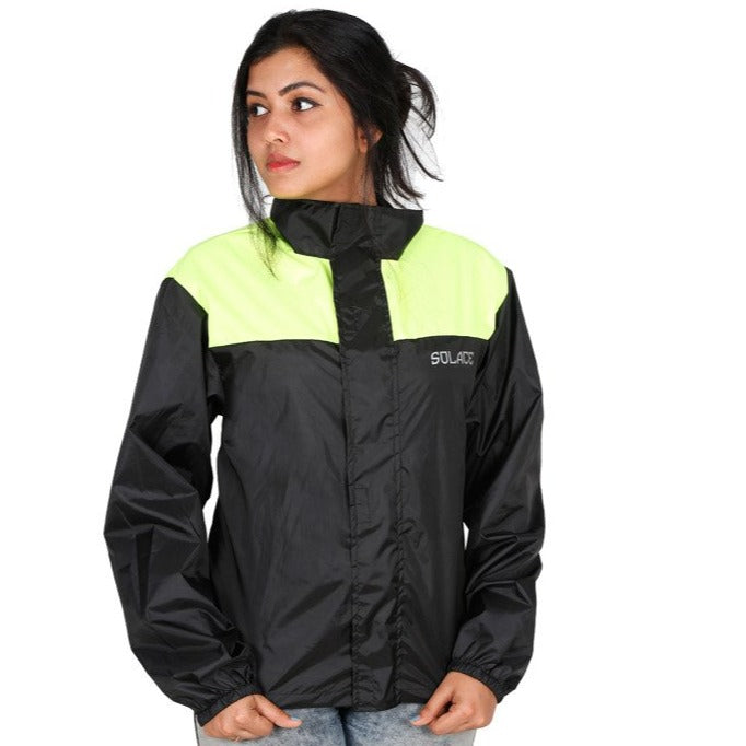 SOLACE ASMI LADIES JACKET V3.0 (Black and Neon)