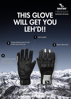 Bikeratti Meridian Gloves - Black