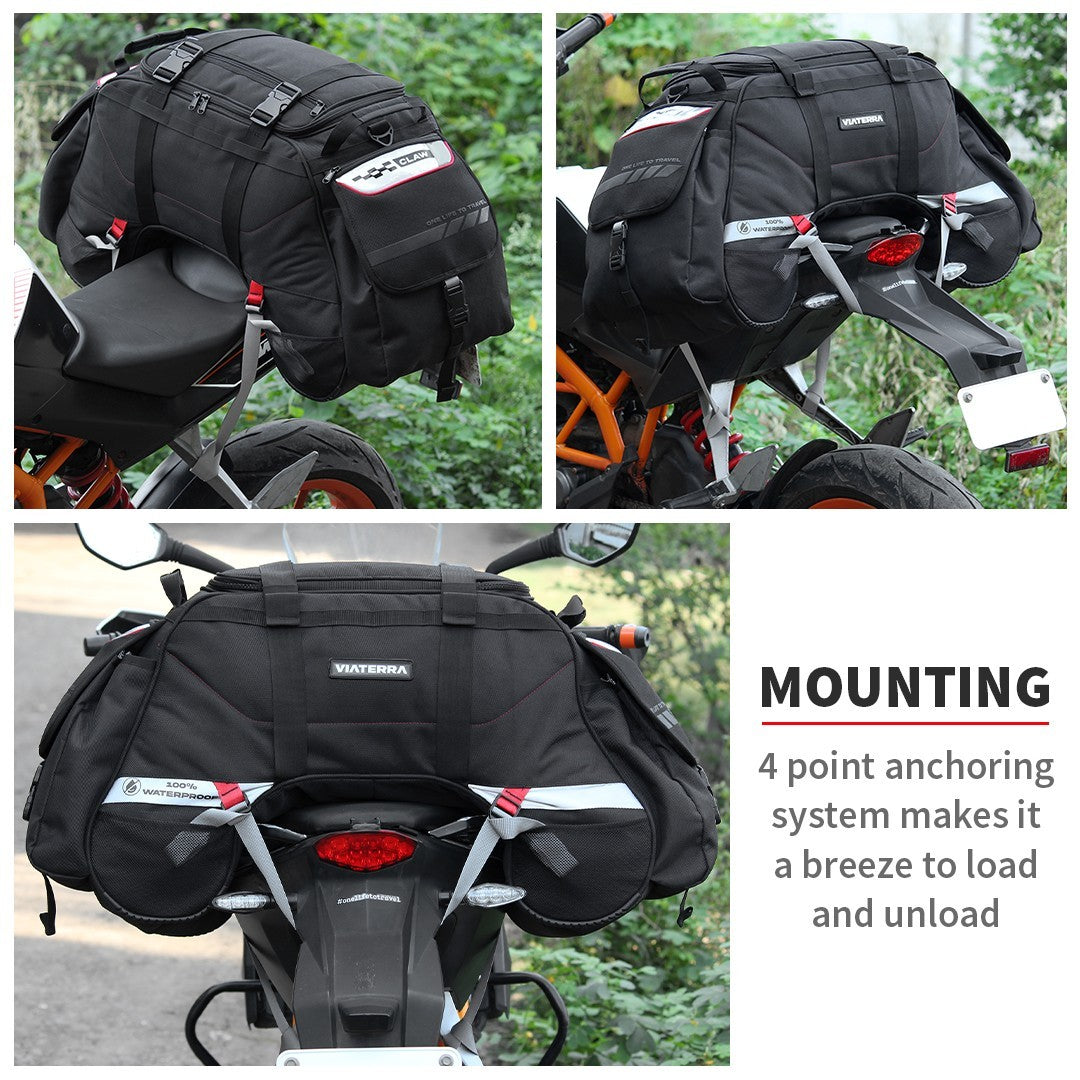 Viaterra Claw Waterproof Motorcycle Tail bag