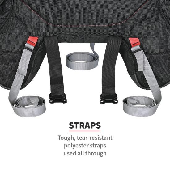 Viaterra Claw Mini 100% Waterproof Motorcycle Tailbag - Black