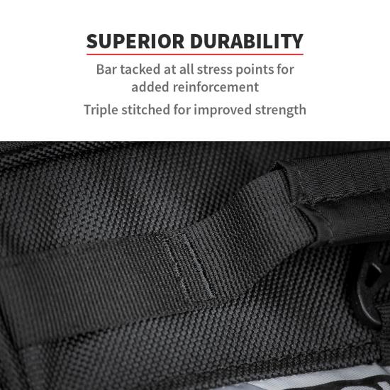 Viaterra Claw Mini 100% Waterproof Motorcycle Tailbag - Black