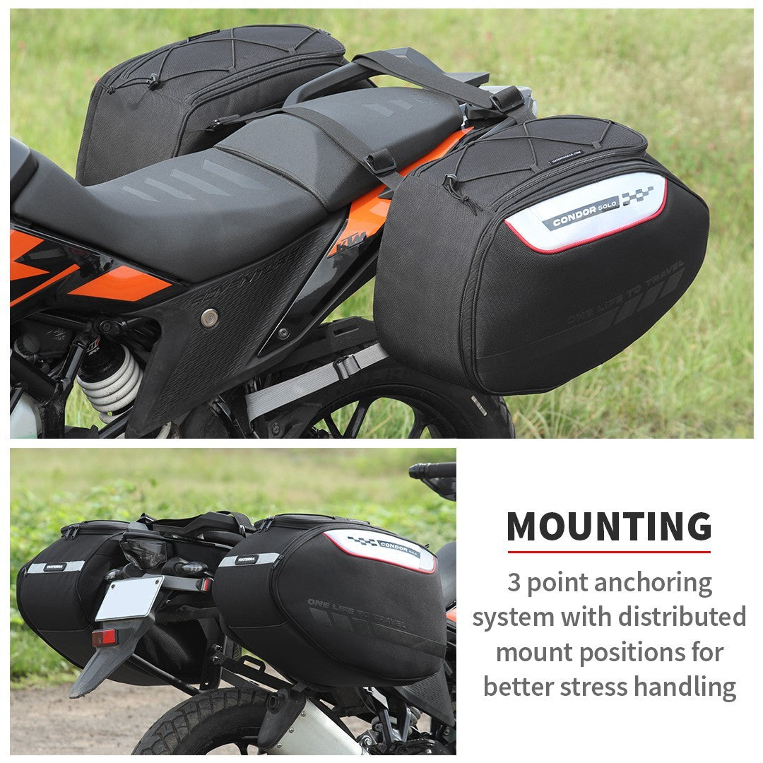 VIATERRA CONDOR SOLO 100% WATERPROOF SADDLEBAG