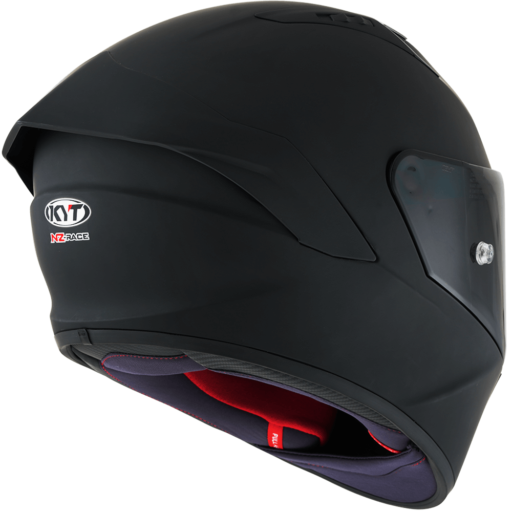 KYT NZ Race Plain Matt Black