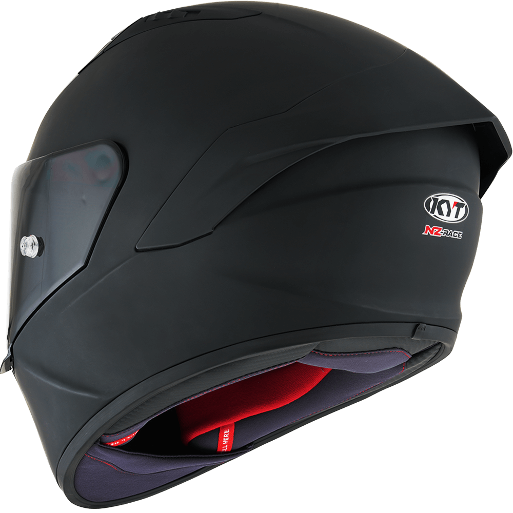 KYT NZ Race Plain Matt Black