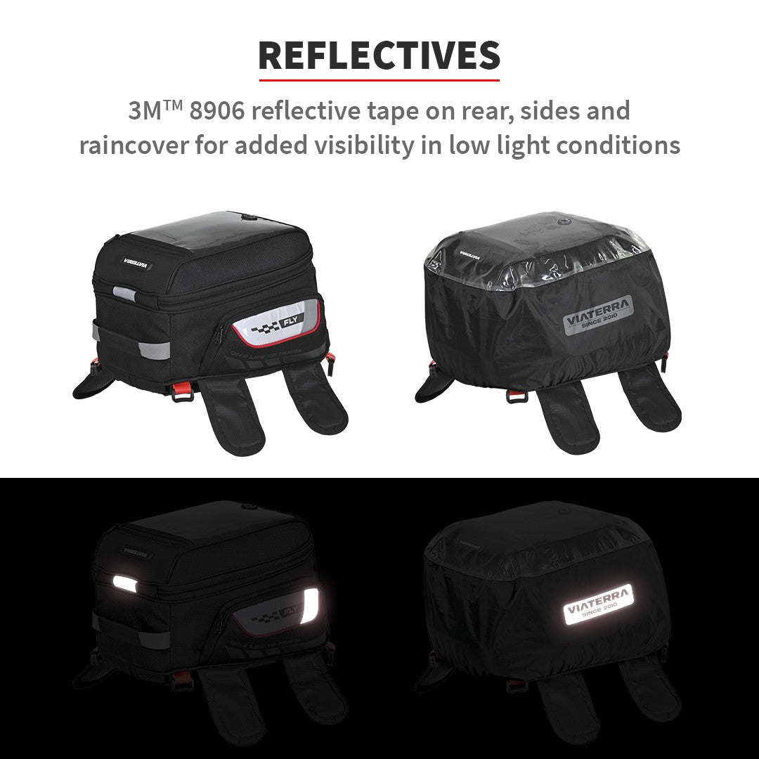 Viaterra Fly Magnetic Motorcycle Tankbag