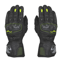 Viaterra Grid Full Gauntlet Gloves (Fluro Green)