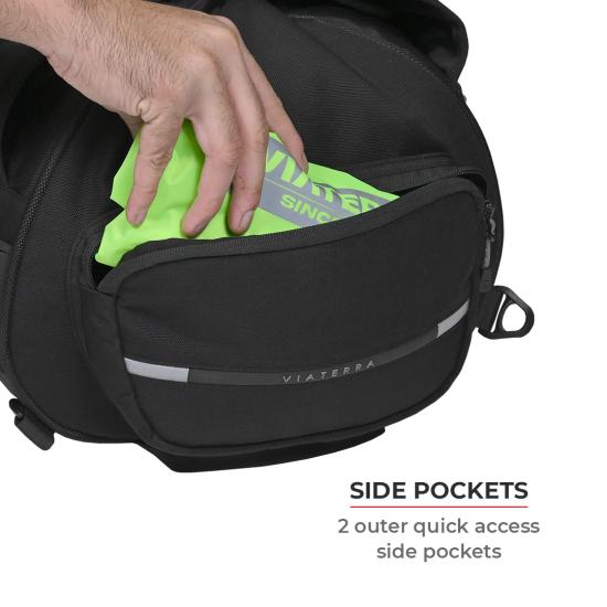 VIATERRA HAMMERHEAD MOTORCYCLE TAILBAG