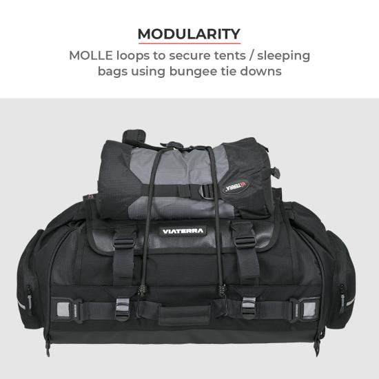 VIATERRA HAMMERHEAD MOTORCYCLE TAILBAG